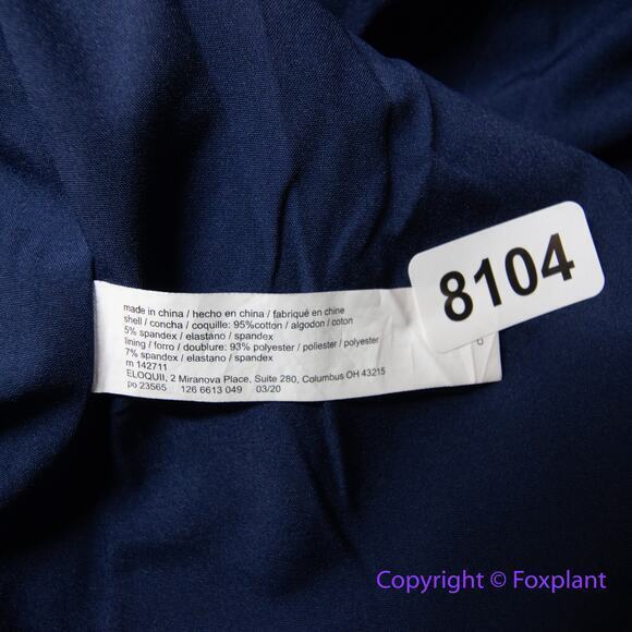 Eloquii Premier Blue blazer one button collared, size 16‎ - Picture 13 of 14